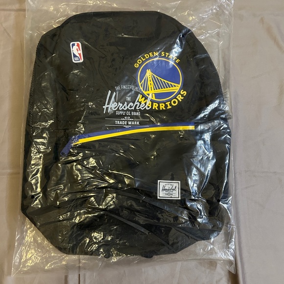 Herschel Supply Company Other - Herschel X Golden State Warriors backpack in black color NEW